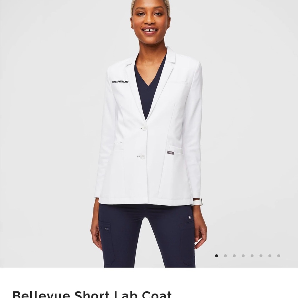 Figs Women's White Lab Coat